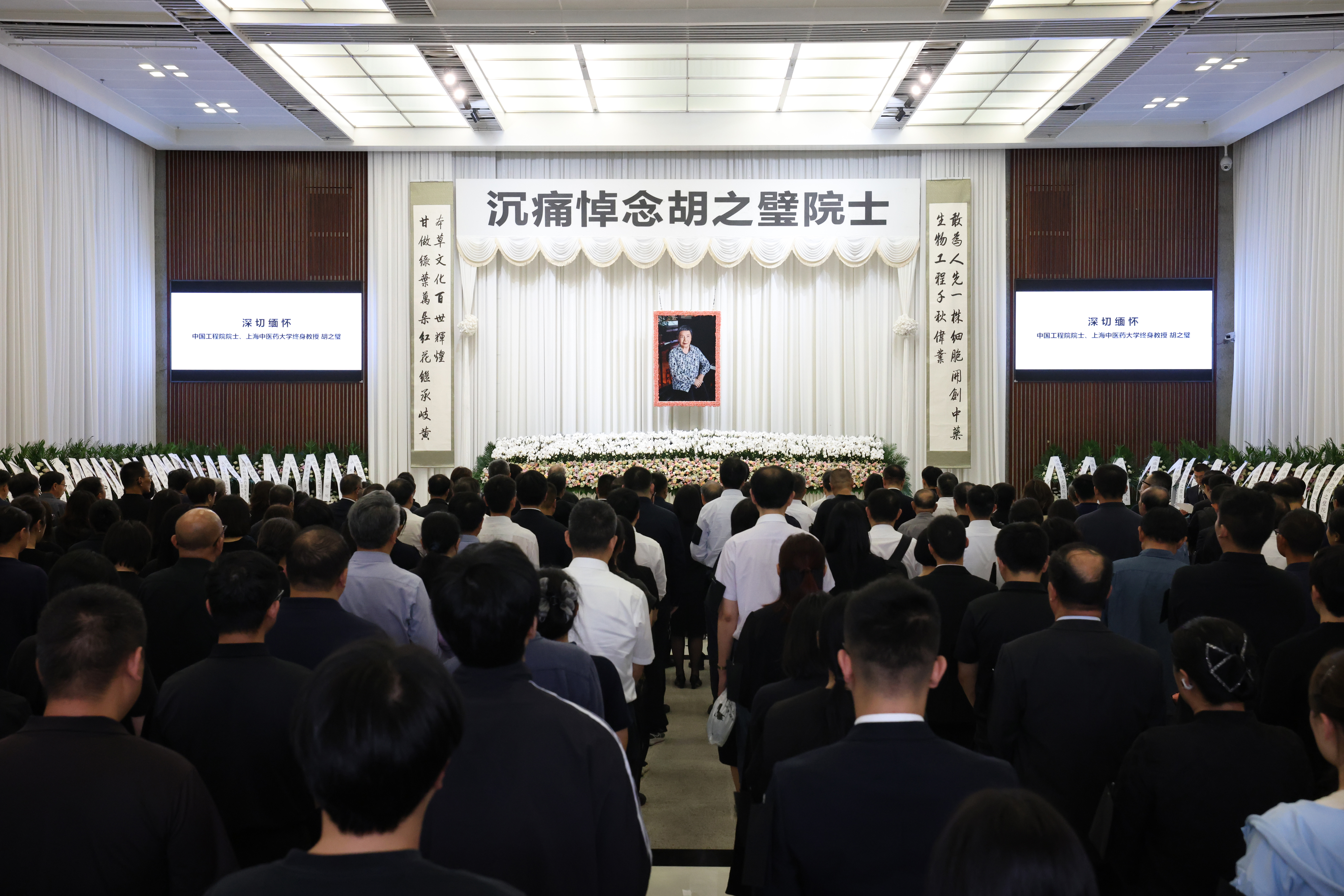 深情送别中国工程院院士、中药生物工程学家、2026美加墨世界杯官网终身教授胡之璧同志